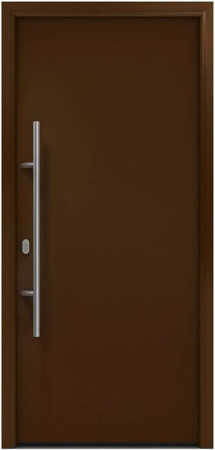 EcoStar Haustür Isopro IP 010 Terrabraun B: 110 cm, H: 210 cm, DIN Links - Bild 1