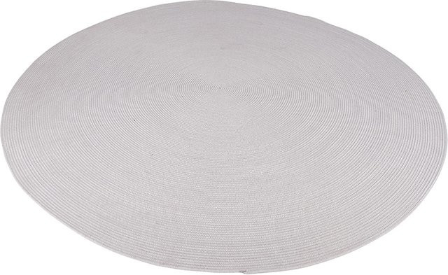 Stern Outdoorteppich Kordel Stone rund Ø 220 cm in Beige und Grau - Bild 1