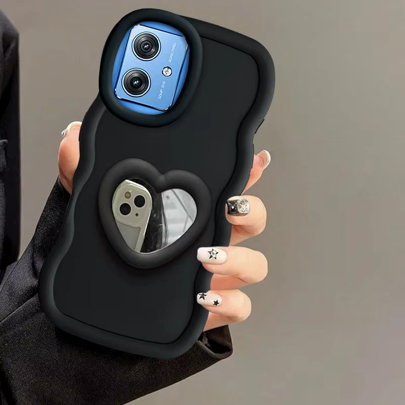 Wellenförmige Silikon Schutzhülle G54 Power für Motorola in Weiß - Bild 1