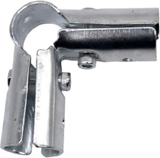 T-Rohrverbinder aus verzinktem Kohlenstoffstahl für 20mm Rundrohre in Silber - Bild 1