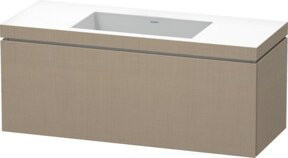 Duravit Waschtischunterschrank L-Cube c-bonded, wandhängend, B/T: 120 x 48 cm - Bild 1