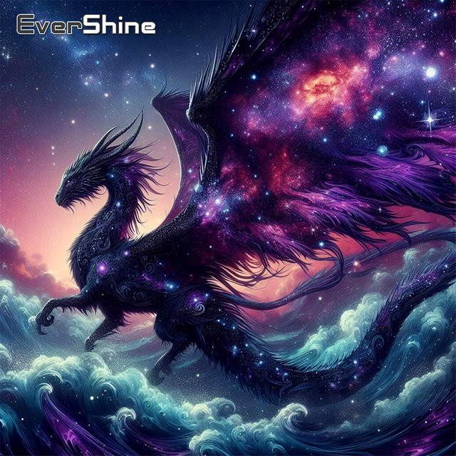 Evershine Dinosaurier Tier Diamant Malerei, Mosaik Handwerk, Bunt / Mehrfarbig - Bild 1