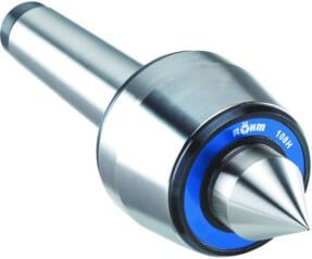 RÖHM Mitlaufende Körnerspitze K116H MK6 60G in Silber - Bild 1