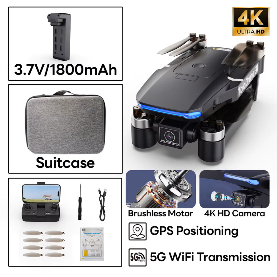 Toladrone TD31GPS RC-Drohne, mit 4K-Kamera, 5 GHz WIFI, FPV, ab 14 Jahren - Bild 6