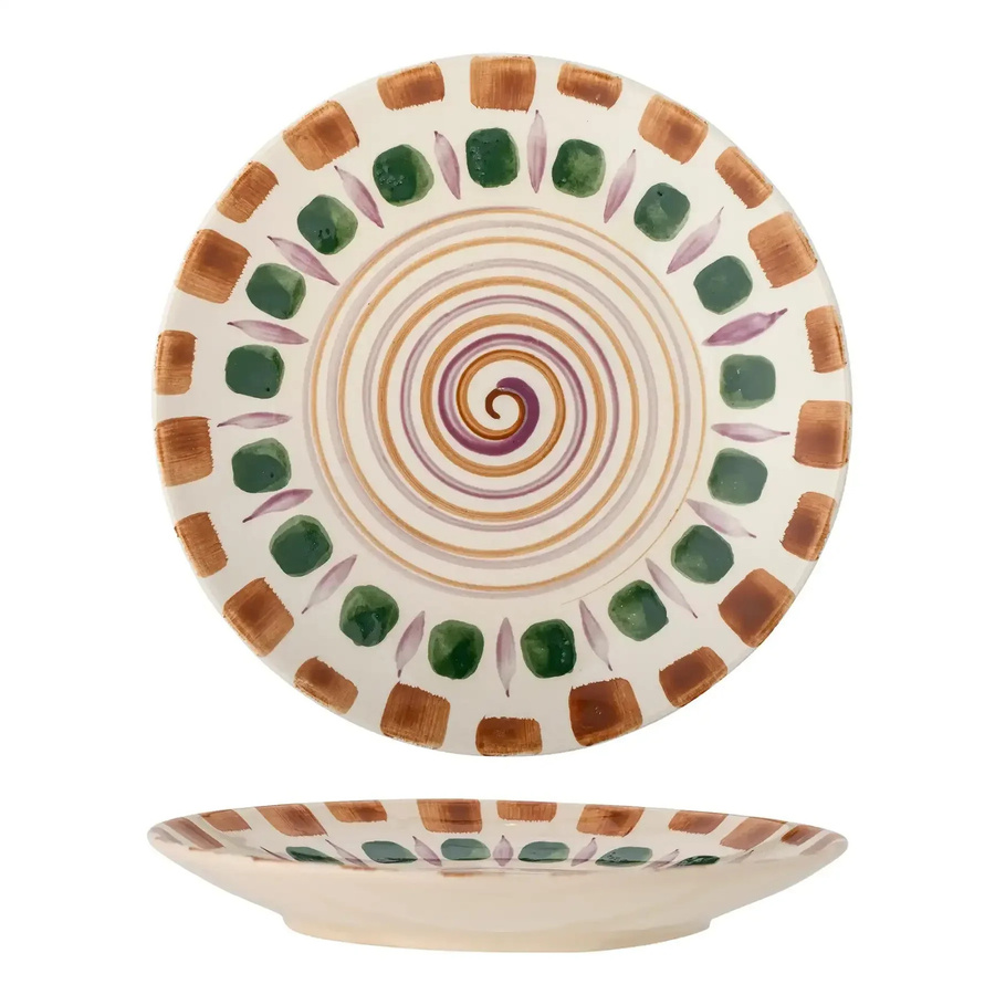 Bloomingville Steingutteller Shama mehrfarbig Durchmesser: 27 cm - Bild 1
