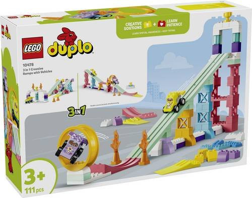 LEGO DUPLO Town Kreative Sprungschanzen mit kleinen Flitzern 3-in-1-Set ab 3 Jahren - Bild 1