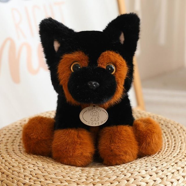 Husky Plüschtier, Schwarz, 22cm - Bild 1
