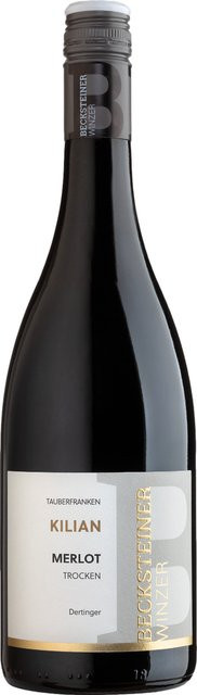 Becksteiner Winzer Kilian Dertinger Merlot, trocken, Rotwein, 2023, 0,75 l - Bild 1