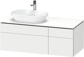 Duravit L-Cube Waschtischunterschrank Wandhängend, Weiß glänzend, B/T/H: 122 x 55 x 48,2 cm - Bild 1