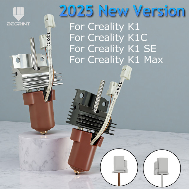 Creality Unicorn Düsen-Kit mit Keramik-Heizblock und Plug-and-Play Terminal für K1, K1C, K1 Max Hotend Upgrade - Bild 1