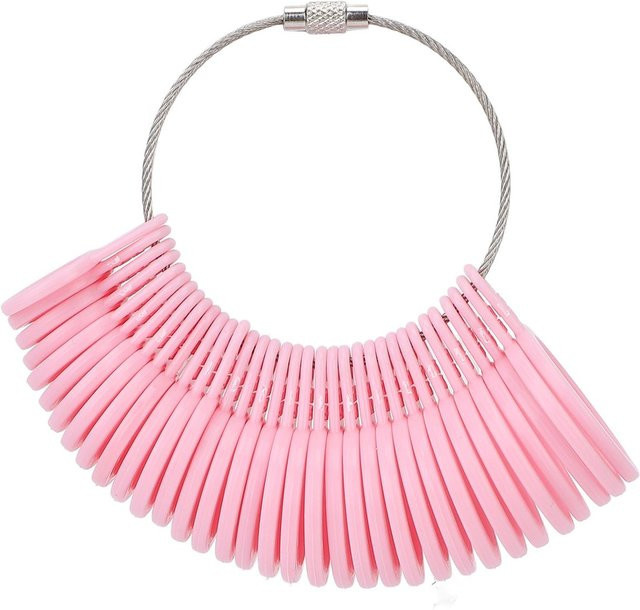 Neoglint Fingerring-Größenmesswerkzeug, Rosa, Unisex - Bild 1