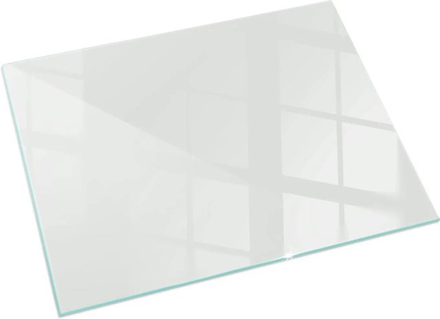 Tulup Glasplatte für Kaminöfen in Grau, Rechteck, B: 120 cm, T: 80 cm - Bild 1