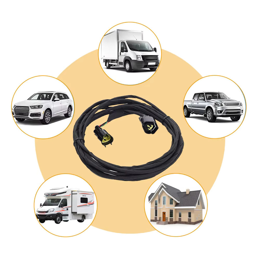 4M Kabeladapter für Dieselheizung mit LCD-Bildschirm, 12V/24V, Schwarz - Bild 6