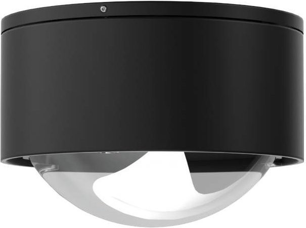 Top Light Puk Mini One 2 Black White Edition LED-Deckenleuchte in Schwarz Matt mit klarem Glas und warmweißem Licht (2700K) - Bild 1