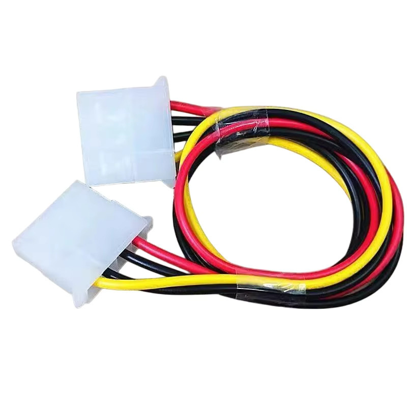 OULLX IDE 4Pin Molex Stromkabel Adapter zur Verlängerung von 4Pin Buchse auf 4Pin Buchse für PC Festplatten und optische Laufwerke, Multicolor - Bild 2