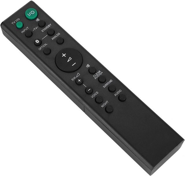 Sony RMT-AH100U Fernbedienung als Ersatz für Soundbar HT-CT180 und SA-CT180 in Schwarz - Bild 1