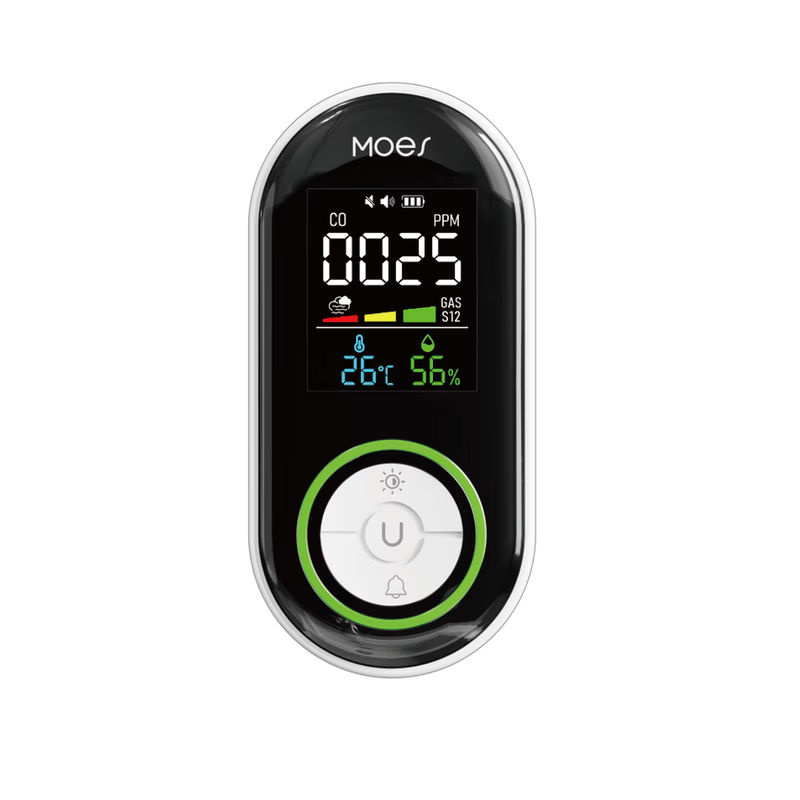 MOES Gas- und Rauchmelder mit Kohlenmonoxidsensor, Plug-in Warnmelder mit LED-Anzeige, Temperatur und Luftfeuchtigkeit, Farbe: Weiß - Bild 6
