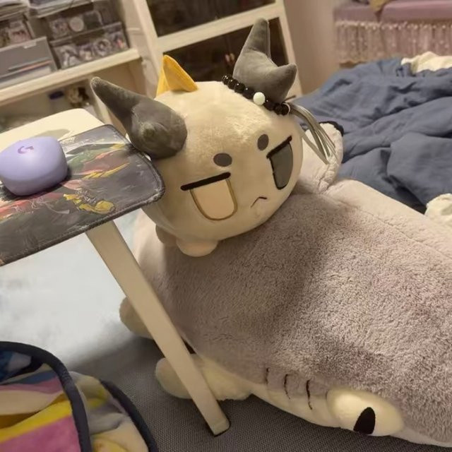 LISM Arknights Kawaii Drachen Wang VER. Dango, Plüsch / Textil, Cartoon-Tier Kuschelkissen - Bild 1