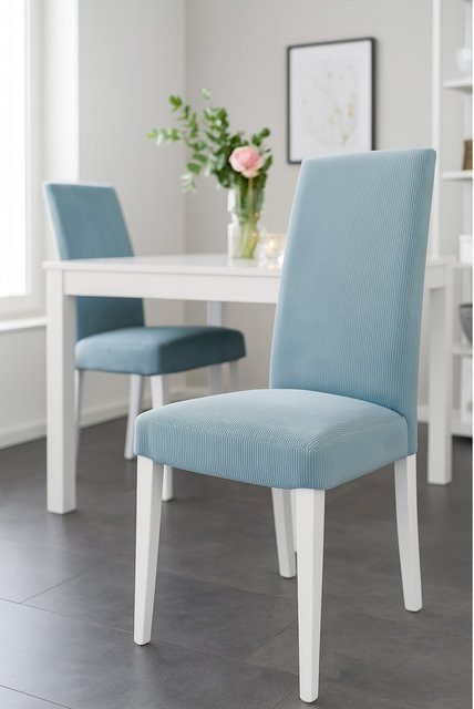Möbel direkt online Esszimmerstuhl Stella Set aus Buchenholz in Weiß - Bild 1