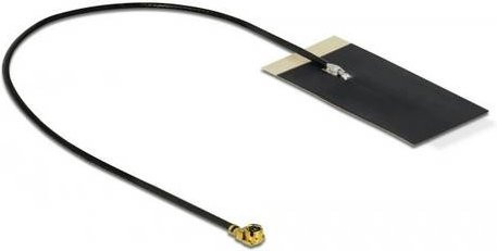 Delock 12611 Dual-Band WLAN Antenne 2.4 GHz in Schwarz - Bild 1