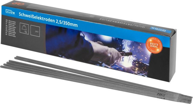 Güde Rutil Elektroden grau Ø 2,5 mm x 350 mm 150 Stück - Bild 1