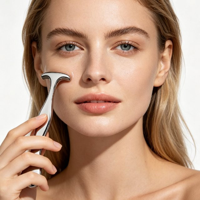 JWWMMJ Gua Sha Schabewerkzeug Edelstahl, Unisex, Körper - Bild 1