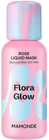 Mamonde Flora Glow Rose Liquid Mask, 80 ml, mit Peptide und PHA - Bild 1