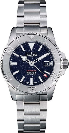 Davosa Armbanduhr Argonautic, Automatik, Edelstahl, Blau, 41,5 mm, Herren - Bild 1
