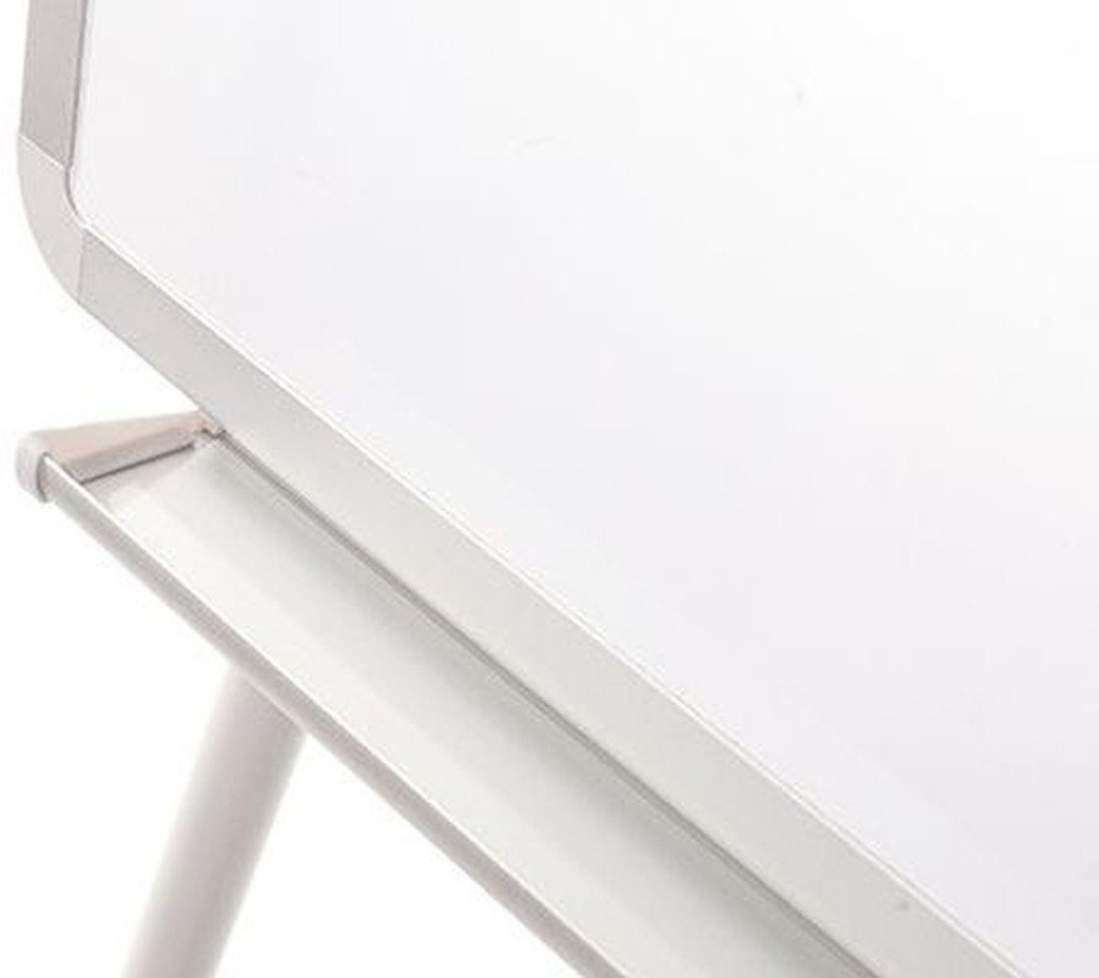 bi-office Standtafel Flipchart Design in Grau mit Armen B/H: 100 x 70 cm - Bild 1