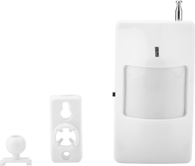 CosyHome Drahtloser PIR-Bewegungsmelder 433MHz Sicherheitsalarm für dein Heimschutz-System in Weiß - Bild 1