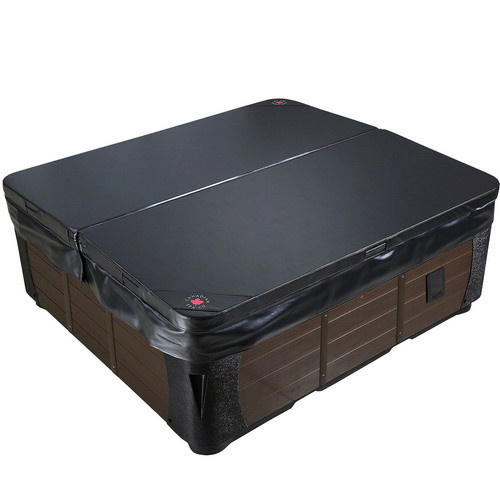 Canadian Spa Whirlpool Kingston AI für 7 Personen in Braun mit Soundsystem und LED, B/T/H: 240 x 216 x 87 cm - Bild 2