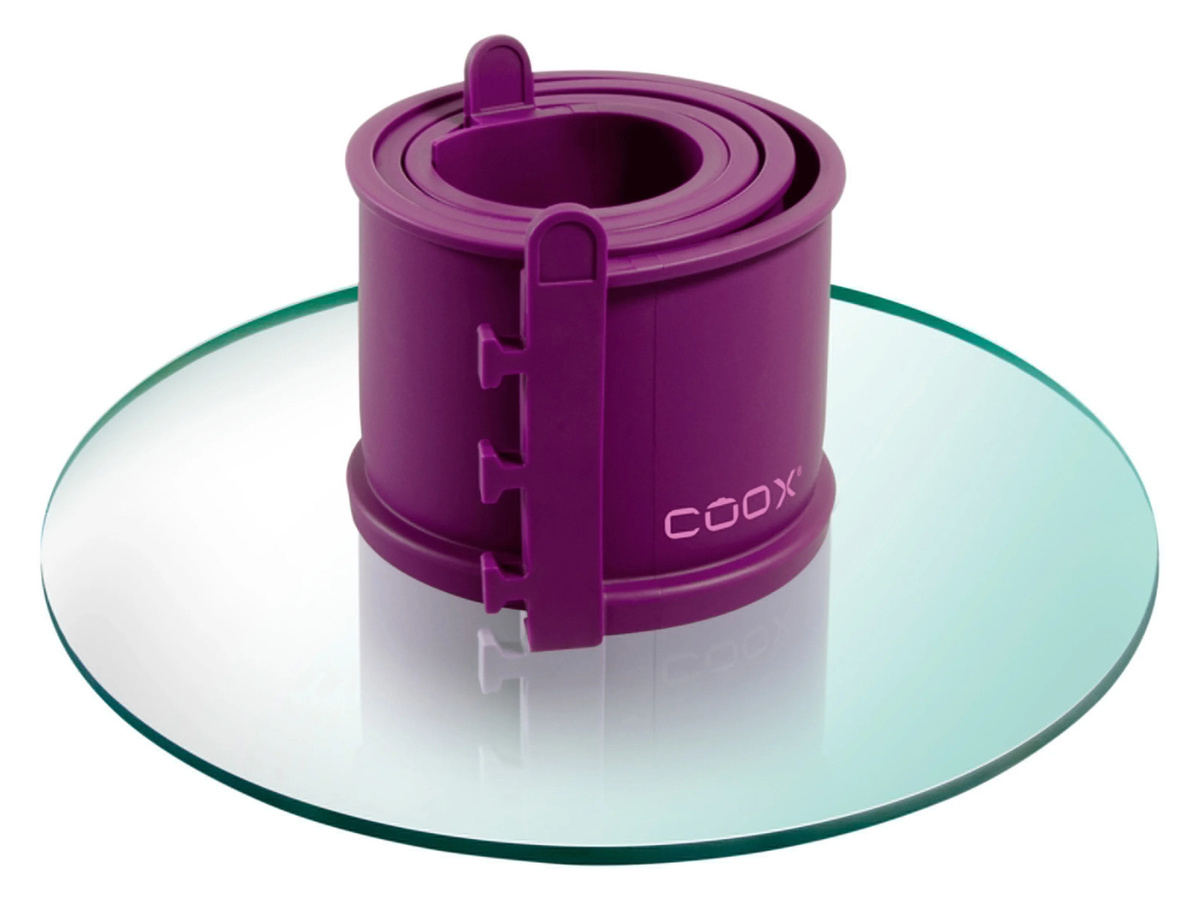 COOX Springform mit Glasboden und Silikonring, Durchmesser: 18 cm, Lila - Bild 3