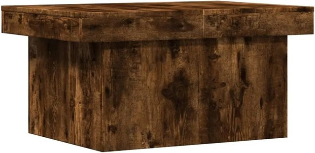 vidaXL Couchtisch aus Holzwerkstoff in Räuchereiche, Braun, B/T/H: 80 x 55 x 40 cm - Bild 1