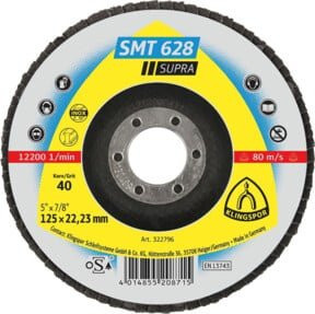 Klingspor Schleifmopteller SMT628 gerade Durchmesser: 125 mm K40 - Bild 1