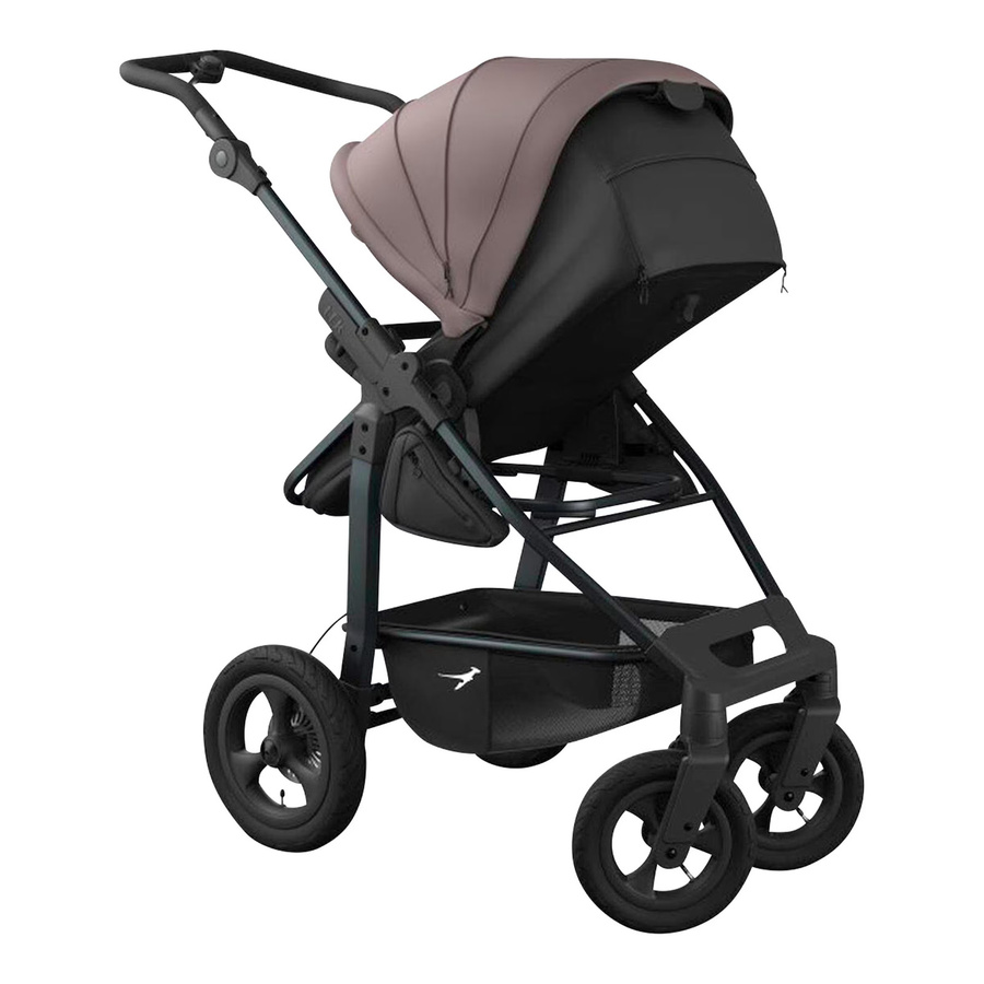 tfk Kombikinderwagen mono 4 in Grau und Schwarz mit Sportsitz und Babywanne - Bild 2