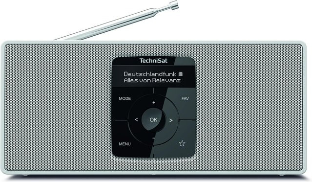 TechniSat DIGITRADIO 2 S Portables DAB+ und UKW Stereoradio mit Bluetooth in Weiß - Bild 1