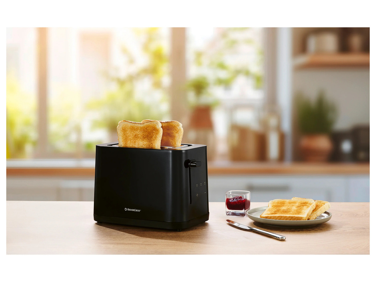 SILVERCREST Premium-Toaster STD 870 A2 in Schwarz mit Digitaldisplay - Bild 2