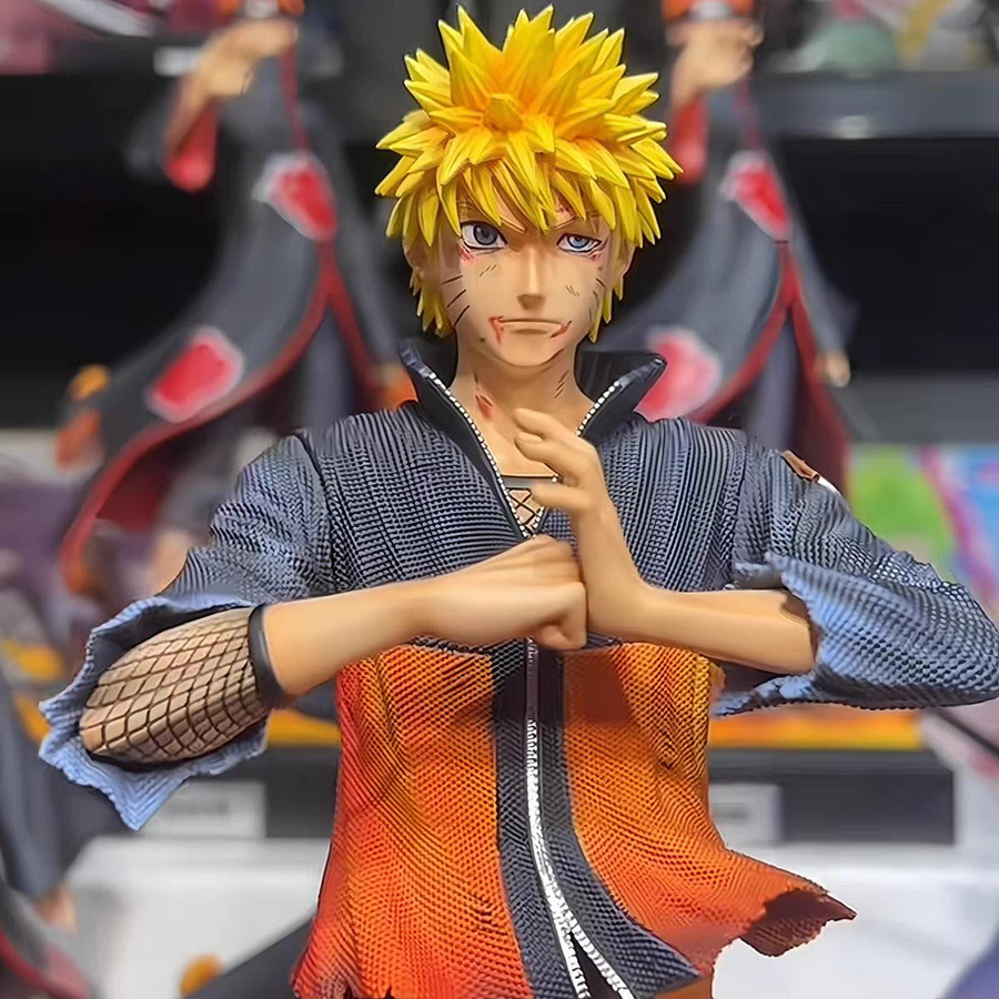 Bandai Naruto Shippuden Uzumaki Naruto Actionfigur mit wechselbarem Kopf 33cm - Bild 4