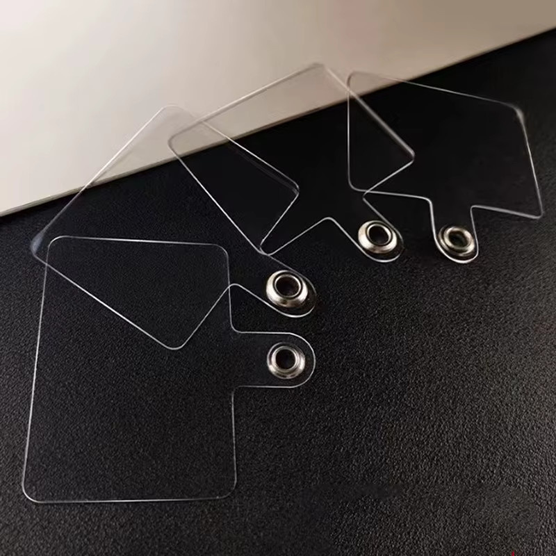 JETTING Universal Abnehmbare Transparente Handy Lanyard Patches für Crossbody Strap und Hängeschnüre, 10 Stück - Bild 2