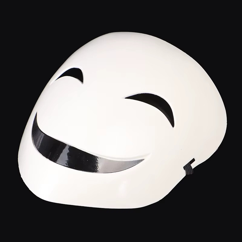 YOWEI Black Bullet Hiruko Maske, Weiß, Unisex - Bild 2
