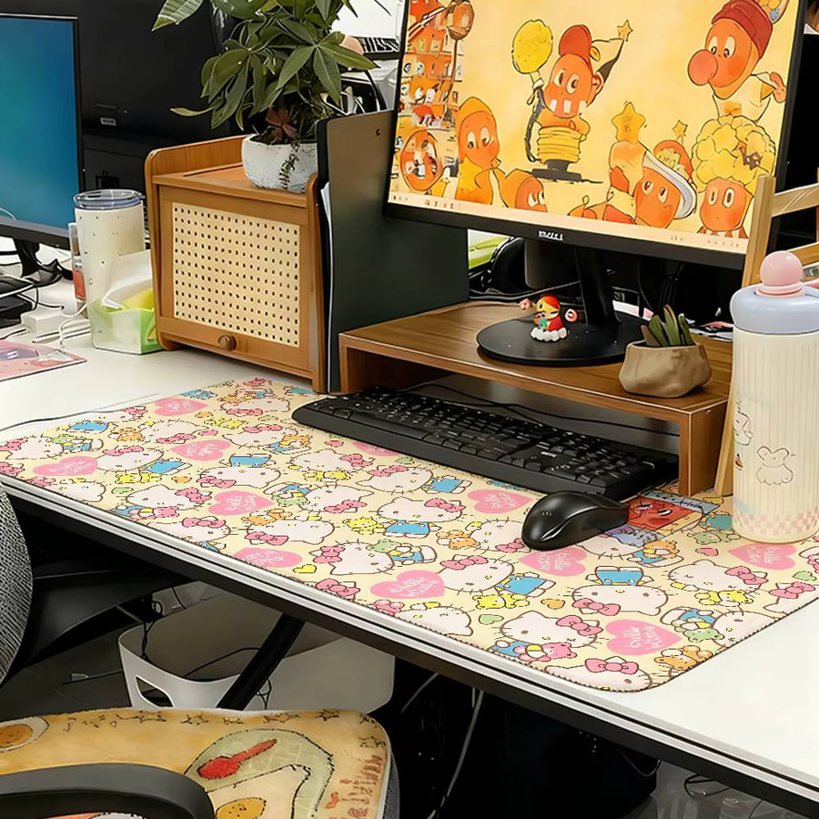 Mesuca Mauspad H-Hellos-K-Kittys mit Landschaftsdesign in Multicolour - Bild 2