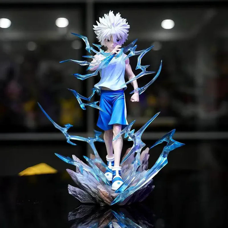 Bandai Killua Zoldyck GK Figur Deluxe Limited Edition Hunter X Hunter Anime Statue aus Kunstharz, mehrfarbig - Bild 3