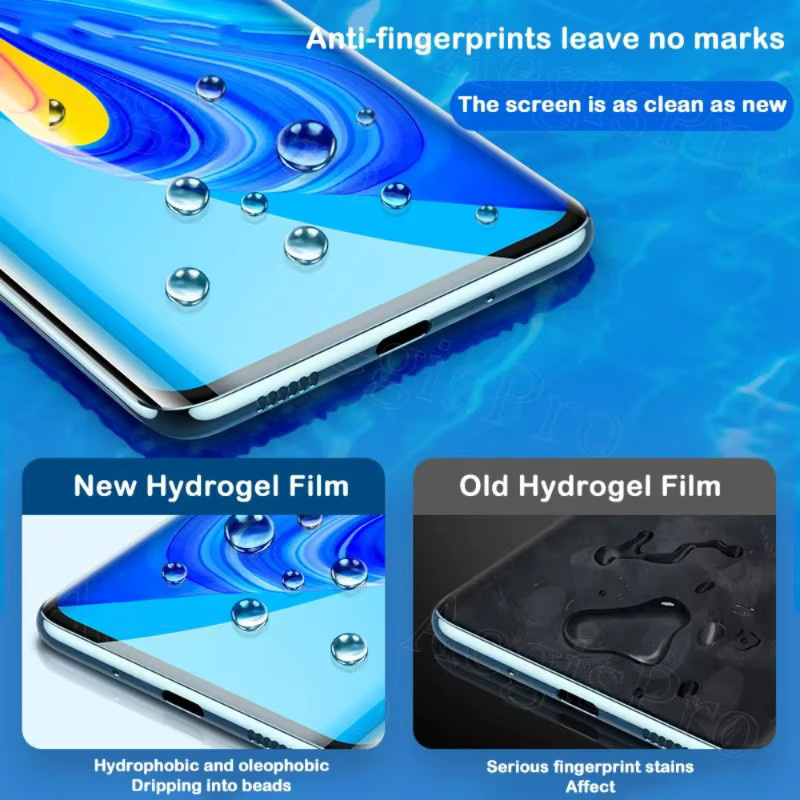 3er-Pack ZMZE Hydrogel Displayschutzfolie für OPPO Reno 11 und Reno 11 Pro, transparent, wasserabweisend - Bild 4