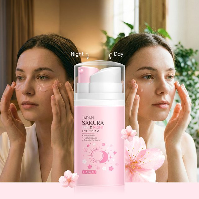 LAIKOU Japan Sakura Augencreme, 20g - Bild 1