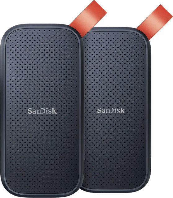 SanDisk Portable SSD Doppelpack 2TB Schwarz - Bild 1