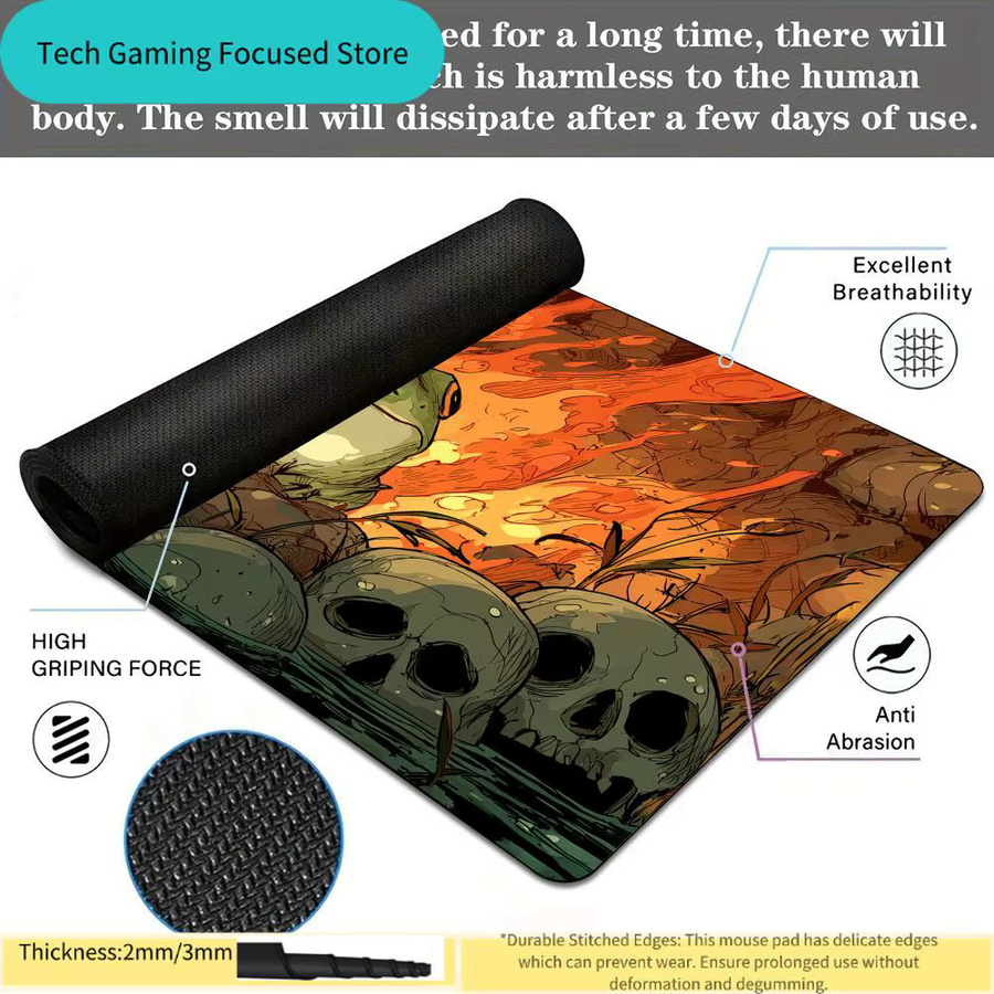 Potdemiel Dark Fantasy Frog Design Magic: The Gathering Spielmatte, bunt - Bild 3