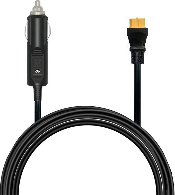 Anker Fahrzeug-Zigarettenanzünder auf XT60-Kabel, 1,5 m, Schwarz-Rot - Bild 1