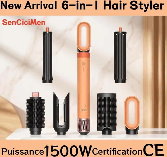 SenCiciMen 6-in-1 Haarpflege-Styler, Gold, Unisex - Bild 1
