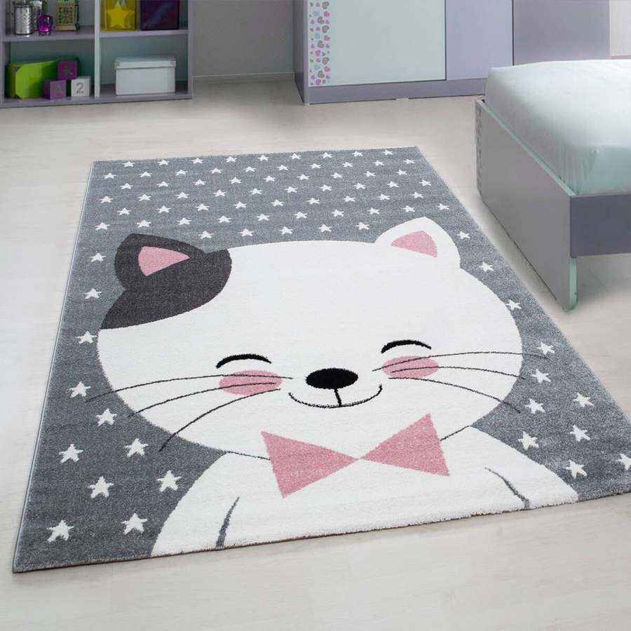Ayyildiz Kinderteppich Kids 550 Pink B/B: 120 x 170 cm - Bild 2