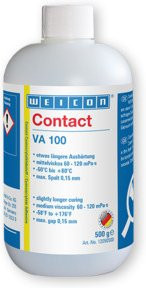 Weicon Contact VA 100 Cyanacrylat-Klebstoff, transparent, 500 g - Bild 1